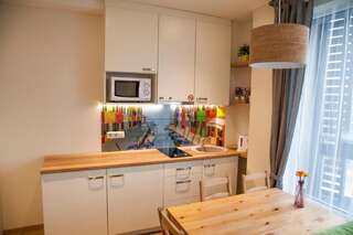 Апартаменты Sky Studio near the Vilnius Center Вильнюс Номер-студио с балконом-20